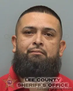 Booking photo from Lee County, Florida