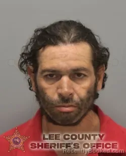 Booking photo from Lee County, Florida
