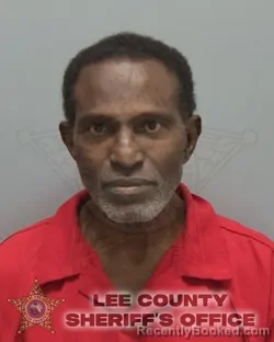 Booking photo from Lee County, Florida