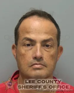 Booking photo from Lee County, Florida