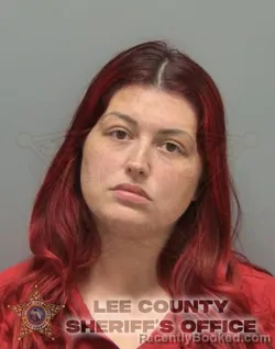 Booking photo from Lee County, Florida