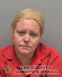 Booking photo from Lee County, Florida