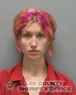 Booking photo from Lee County, Florida