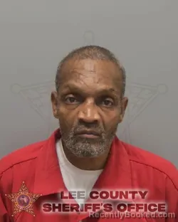 Booking photo from Lee County, Florida