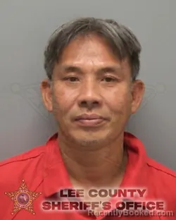 Booking photo from Lee County, Florida