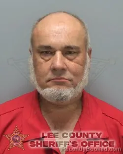 Booking photo from Lee County, Florida