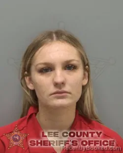 Booking photo from Lee County, Florida