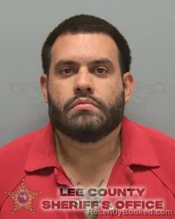 Booking photo from Lee County, Florida