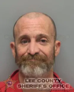 Booking photo from Lee County, Florida