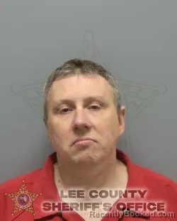 Booking photo from Lee County, Florida