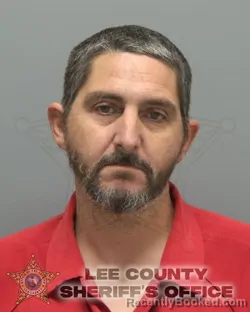 Booking photo from Lee County, Florida