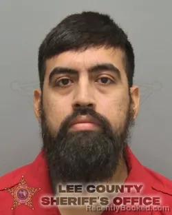 Booking photo from Lee County, Florida