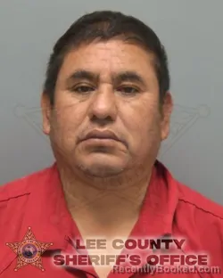 Booking photo from Lee County, Florida