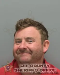 Booking photo from Lee County, Florida