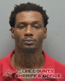 Mugshot of CHRISTOPHER KELLAND RASHAD BUTLER booked in Lee County, Florida on March 7, 2026
