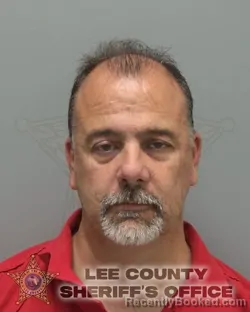 Mugshot of STEVEN JOHN MEDEIROS booked in Lee County, Florida on March 7, 2026