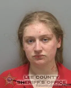 Mugshot of MADISON ARNEE STEWART booked in Lee County, Florida on March 7, 2026