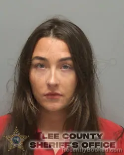 Mugshot of CLAIRE YOUNG booked in Lee County, Florida on March 7, 2026