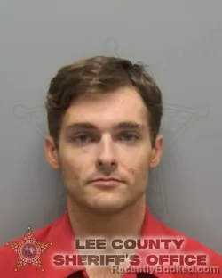 Mugshot of MILES ANTHONY NELSON booked in Lee County, Florida on March 7, 2026