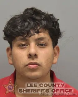 Mugshot of FRANKLIN WILFREDO SOSA VELASQUEZ booked in Lee County, Florida on March 8, 2026