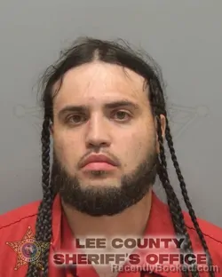 Mugshot of FABIAN ADONIS VASQUEZ booked in Lee County, Florida on March 8, 2026