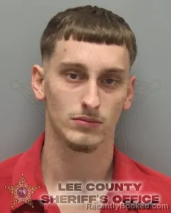 Mugshot of ANTHONY CHARLES-GENE SHAFFER booked in Lee County, Florida on March 8, 2026