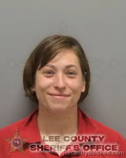 Mugshot of KATHLEEN NICHOLE BLUST booked in Lee County, Florida on March 8, 2026