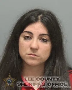 Mugshot of SABRINA ISAYANA CUBELLS booked in Lee County, Florida on March 8, 2026