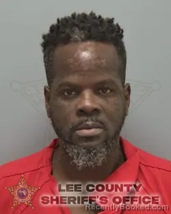 Mugshot of LEWIS JR JOHNSON booked in Lee County, Florida on March 8, 2026