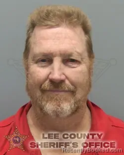 Mugshot of JAMES RANDALL CARTY booked in Lee County, Florida on March 8, 2026