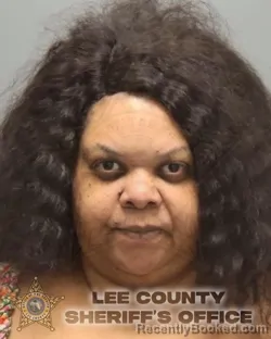 Mugshot of SHENICA LAFAYE ERVIN booked in Lee County, Florida on March 8, 2026