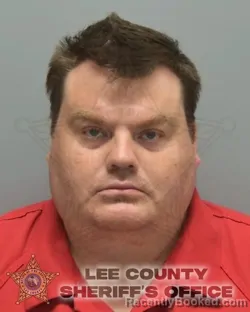 Mugshot of JOHN RITZ JR POWELL booked in Lee County, Florida on March 8, 2026