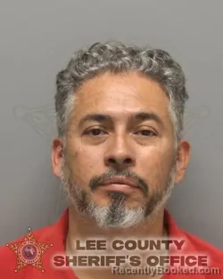 Mugshot of RAFAEL PEREZ MARIN booked in Lee County, Florida on March 9, 2026