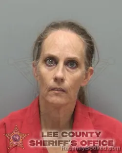Mugshot of AMANDA MARIE JOHNSON booked in Lee County, Florida on March 9, 2026