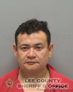 Mugshot of RAMON ANCELMO GARCIA booked in Lee County, Florida on March 9, 2026