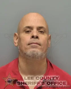 Mugshot of MANUEL ALFREDO PULIDO booked in Lee County, Florida on March 9, 2026