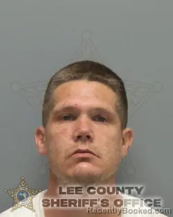 Mugshot of CHRISTOPHER MATTHEW HOOPINGARNER booked in Lee County, Florida on March 9, 2026