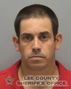 Mugshot of ESEQUIEL J MORALES RIVERON booked in Lee County, Florida on March 10, 2026