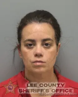 Mugshot of FLAVIA OLIVEIRA DIAZ booked in Lee County, Florida on March 10, 2026