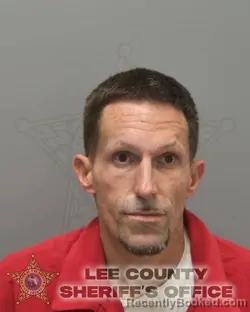 Mugshot of BRIAN RICHARD FITZGERALD booked in Lee County, Florida on March 10, 2026