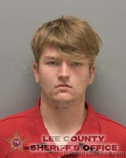 Mugshot of DEVIN RILEY WITHRINGTON booked in Lee County, Florida on March 10, 2026