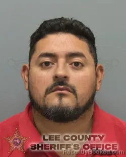 Mugshot of FREDDY JESUS ANCHANTE DIAZ booked in Lee County, Florida on March 11, 2026