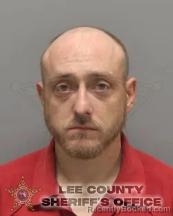 Mugshot of TYLER MATTHEW LEE DOUCET booked in Lee County, Florida on March 11, 2026