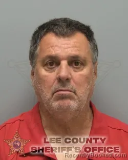 Mugshot of MICHAEL JOHN CIMORELLI booked in Lee County, Florida on March 12, 2026