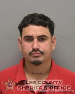 Mugshot of CRISTIAN KEVIN FELIPE RAMOS booked in Lee County, Florida on March 12, 2026