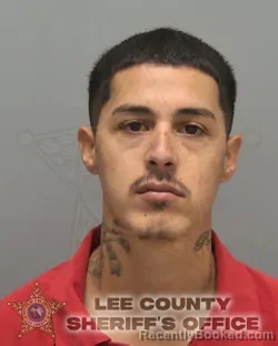 Mugshot of JESUS III PEQUENO booked in Lee County, Florida on March 12, 2026