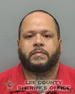 Mugshot of ERIC OMAR FRATICELLI booked in Lee County, Florida on March 12, 2026