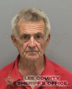 Mugshot of THOMAS JOHN JIOVINO booked in Lee County, Florida on March 12, 2026