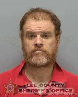 Mugshot of CHAD KENDALL LUND booked in Lee County, Florida on March 12, 2026