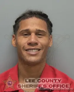 Mugshot of JAMAR LEE MARTIN booked in Lee County, Florida on March 12, 2026